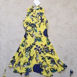 NWT DVF Carmen Floral Dress silk size 0
